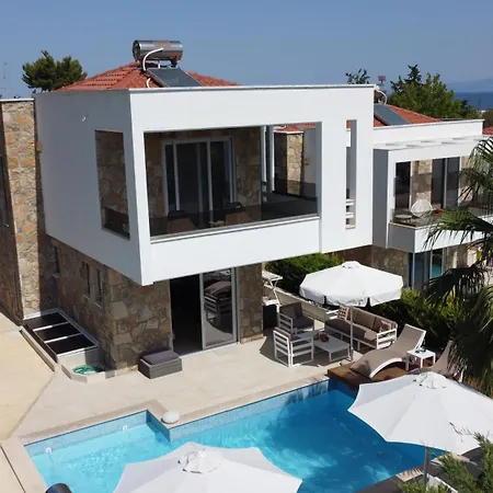 Villa Douglas - Private Pool, Bbq, 4Bdrms, View Pefkochori Exterior foto