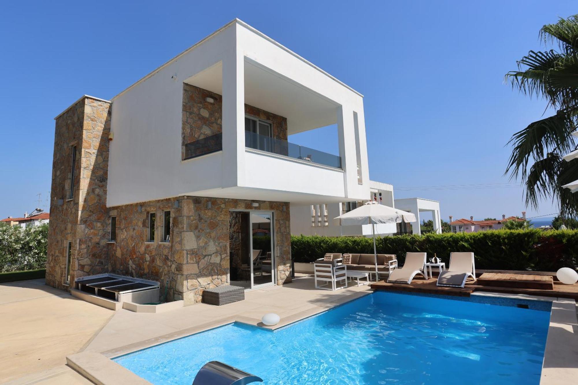 Douglas - Private Pool, Bbq, 4bdrms, View * Pefkochori